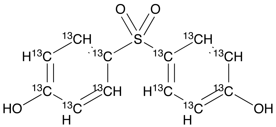 甲醇中双酚S-13C12溶液