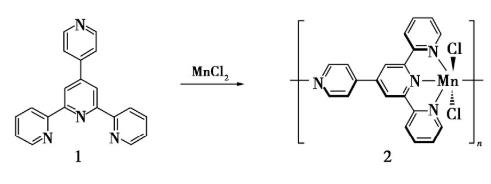 图1 Mn(Ⅱ)配位聚合物的制备